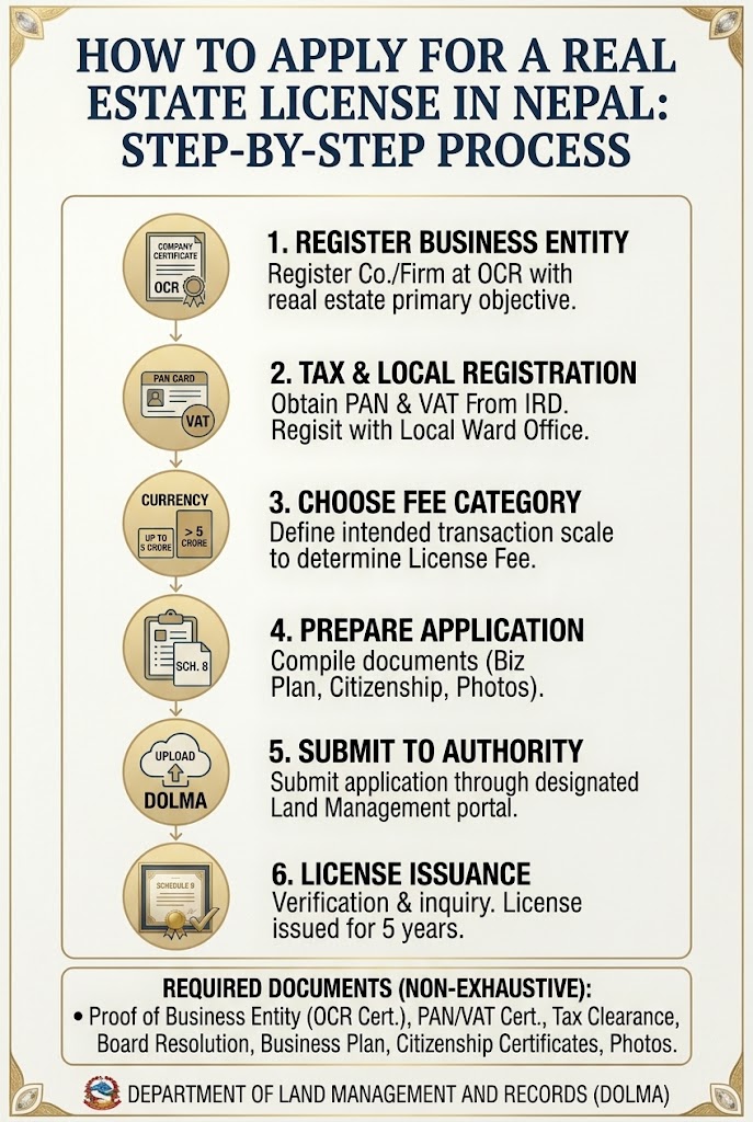 How to Apply for a Real Estate License in Nepal Step-by-Step Process