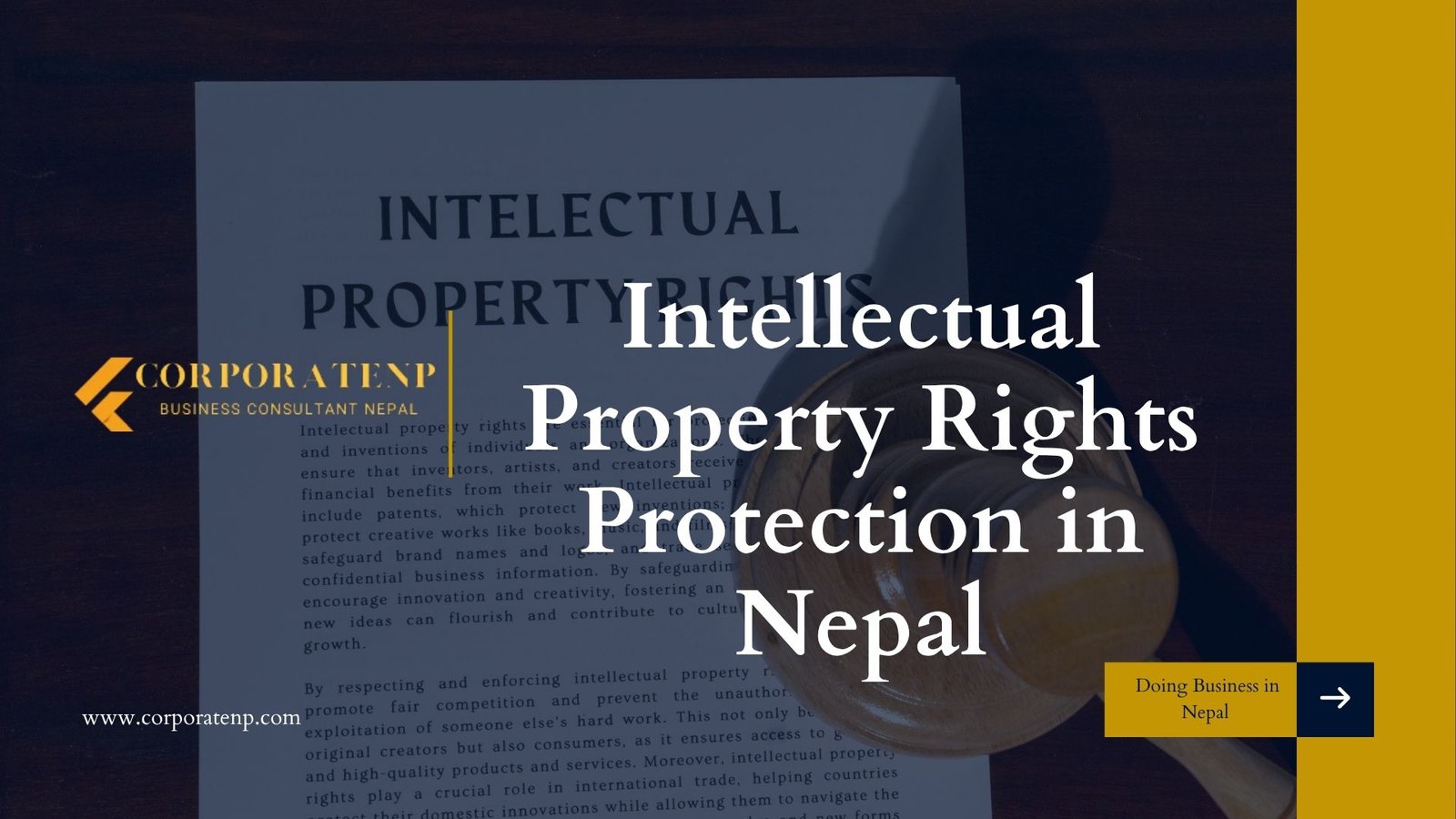 Intellectual Property Rights Protection in Nepal