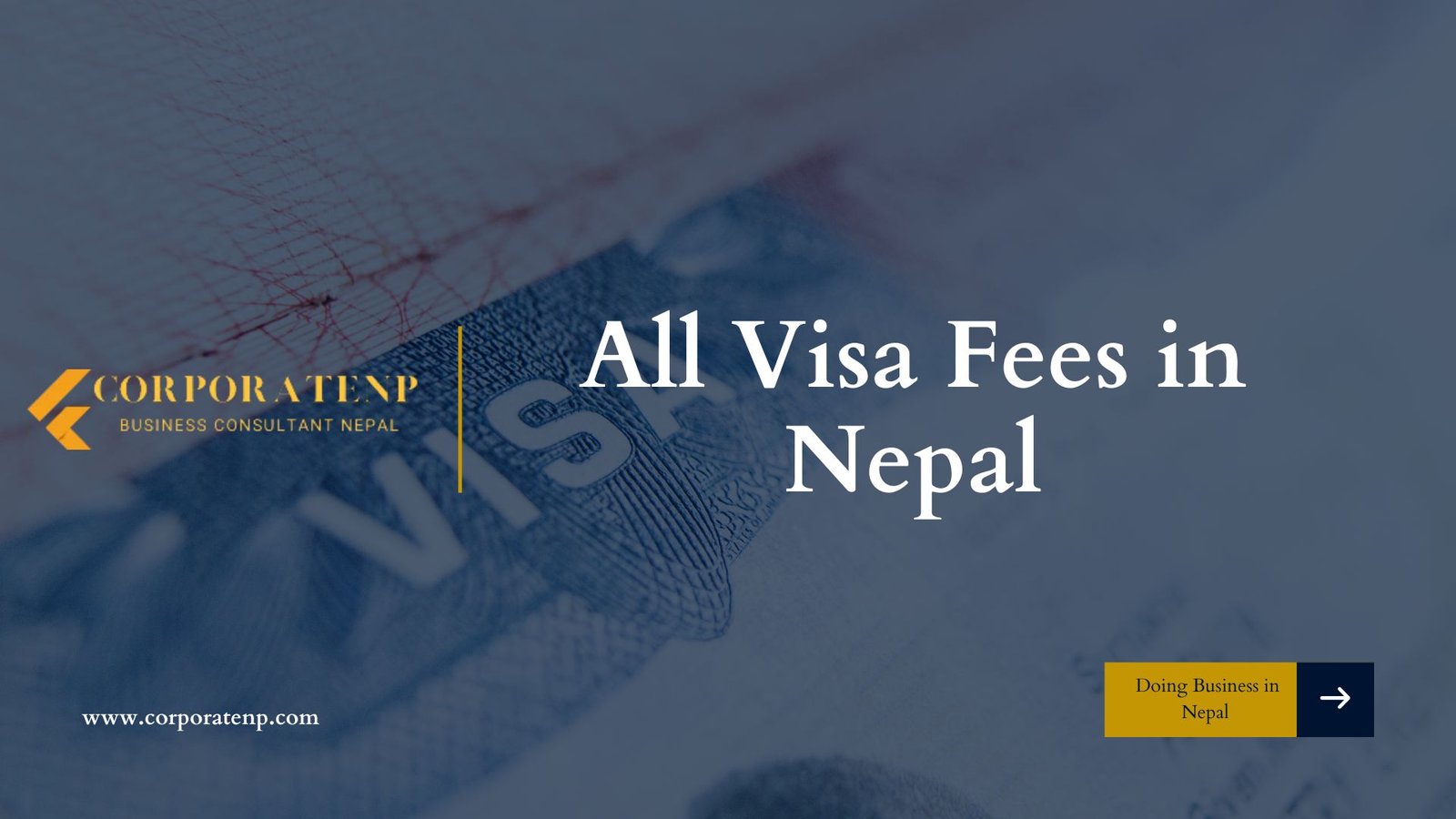 All Visa Fees in Nepal
